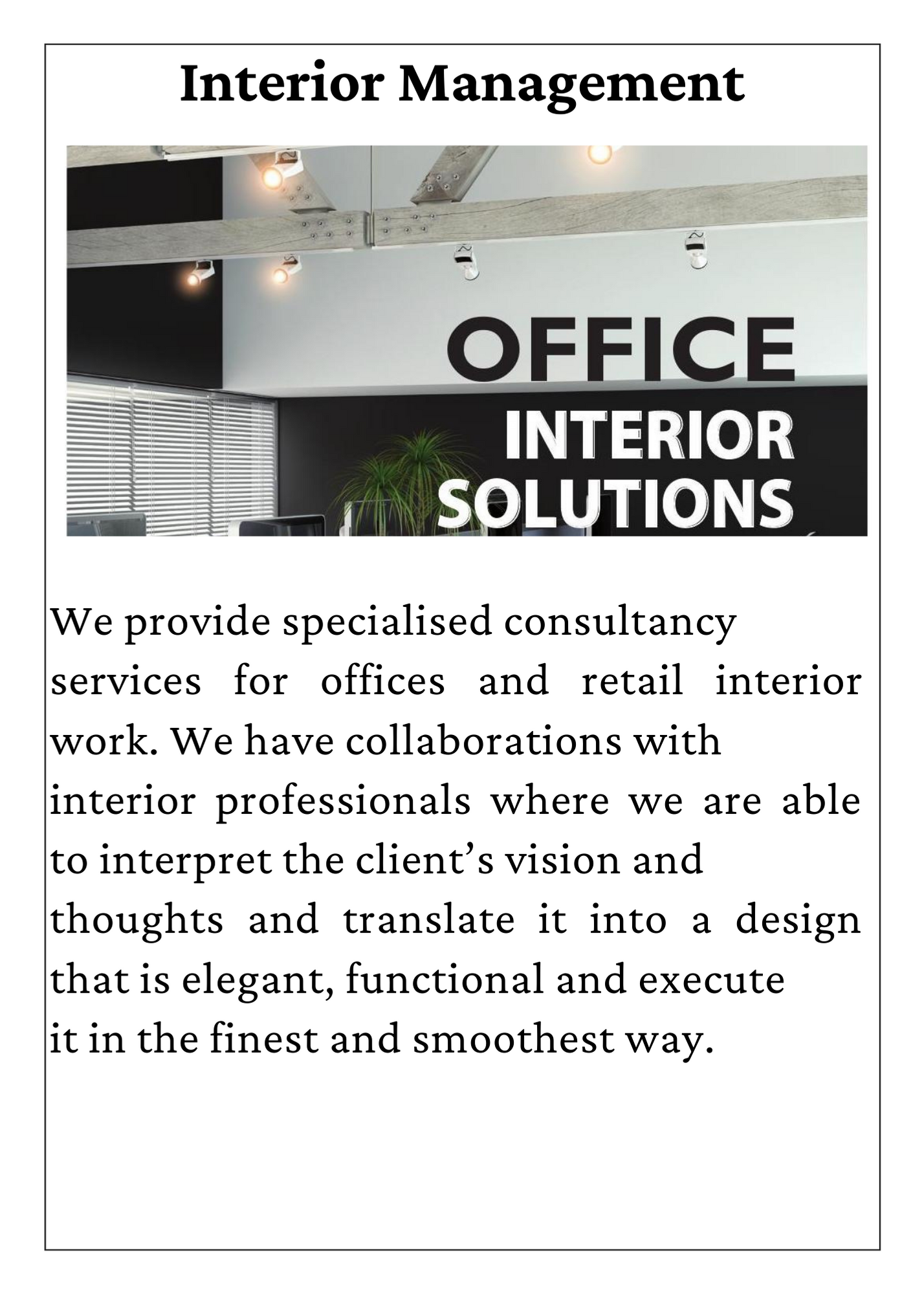 Interior-Management