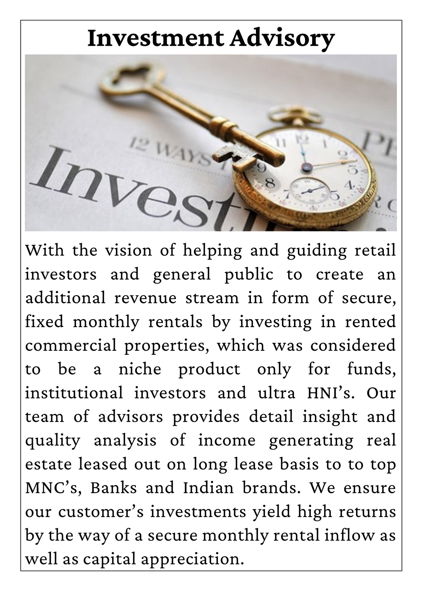 Investment-Advisory