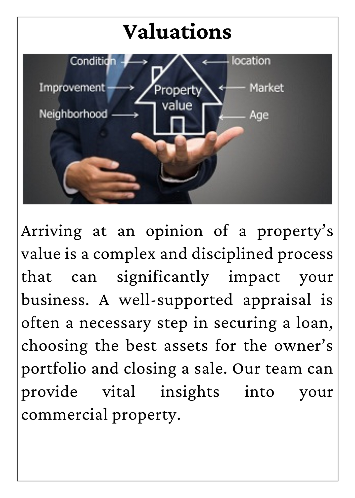 Valuations